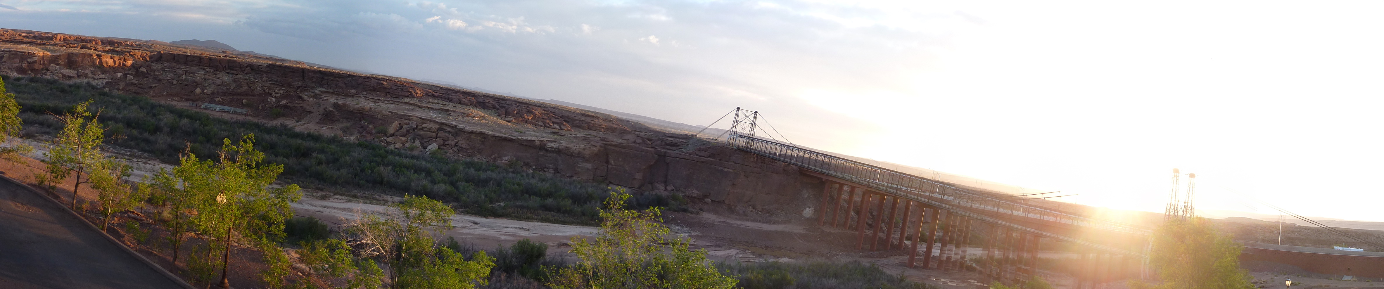 Lever de soleil à Cameron