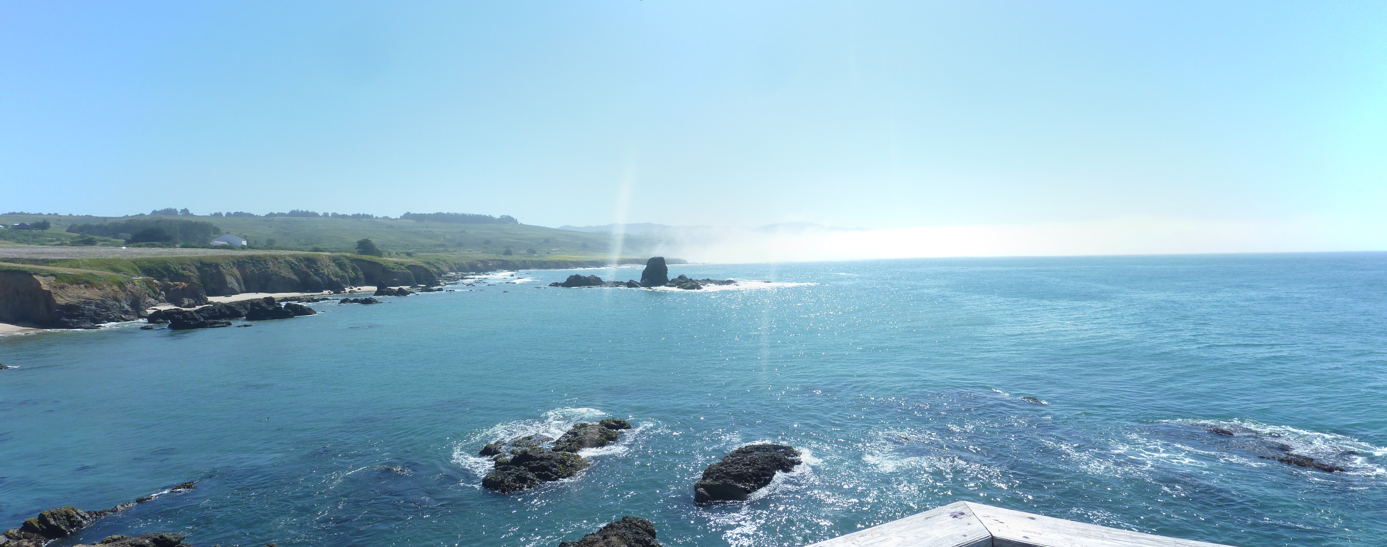 Vue sur le pacifique