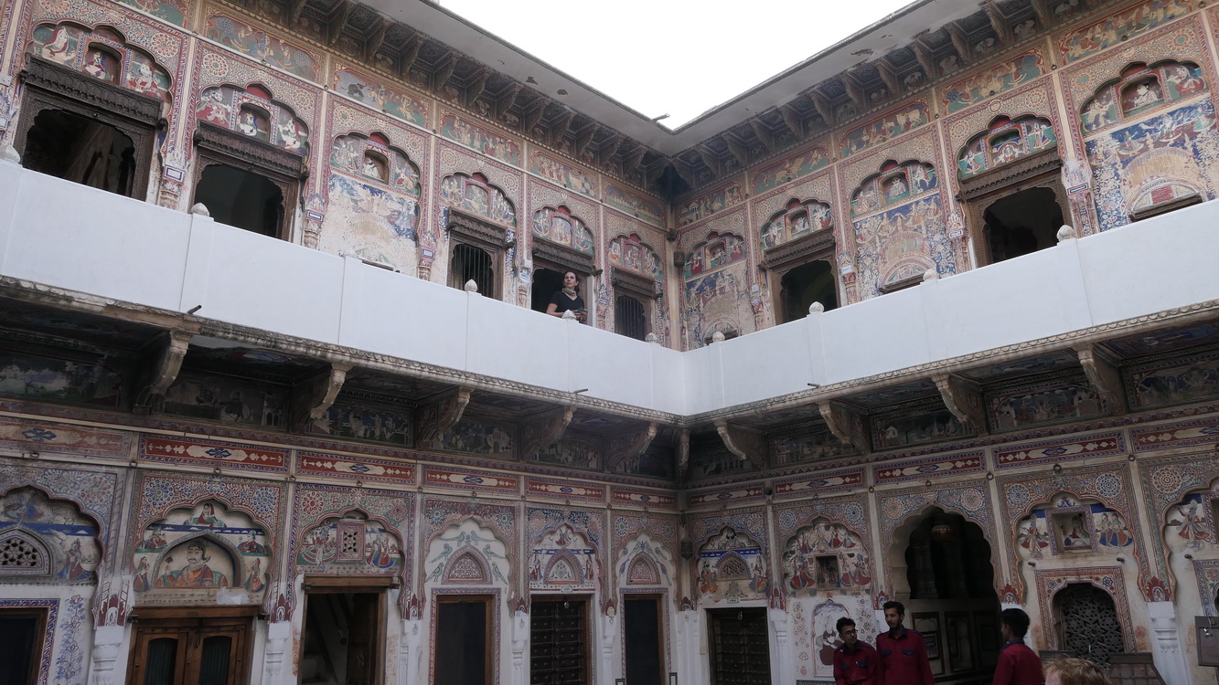 Arrivée à notre Haveli pour la nuit : l'intérieur Image