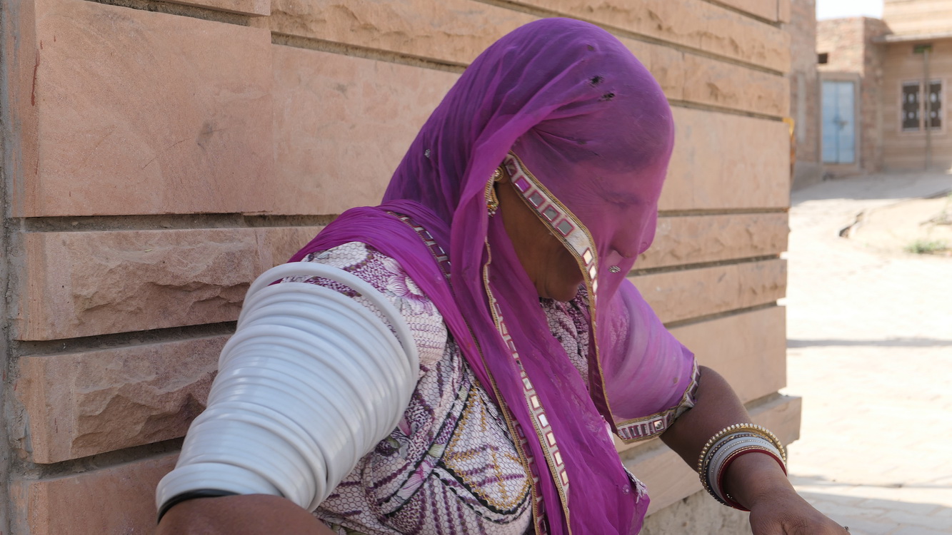 Elle ne voulait pas être photographiée Pushkar vers Jodhpur