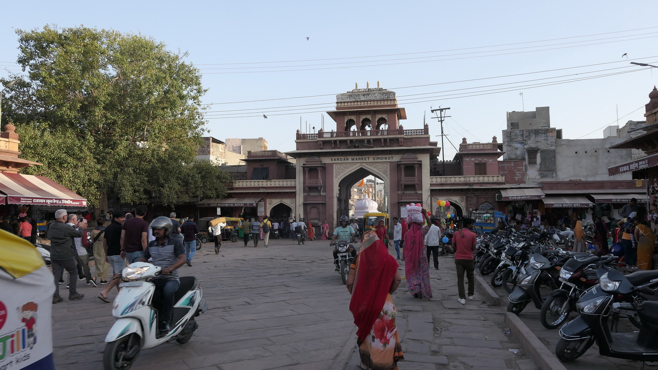 L'entrée de la ville Pushkar vers Jodhpur