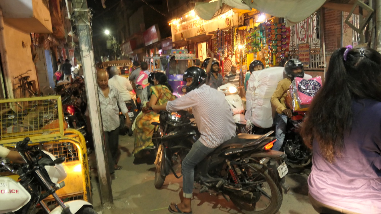La ville la nuit : c'est terrible! Pushkar vers Jodhpur