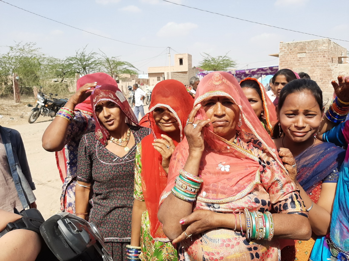 Le visage des femmes Pushkar vers Jodhpur