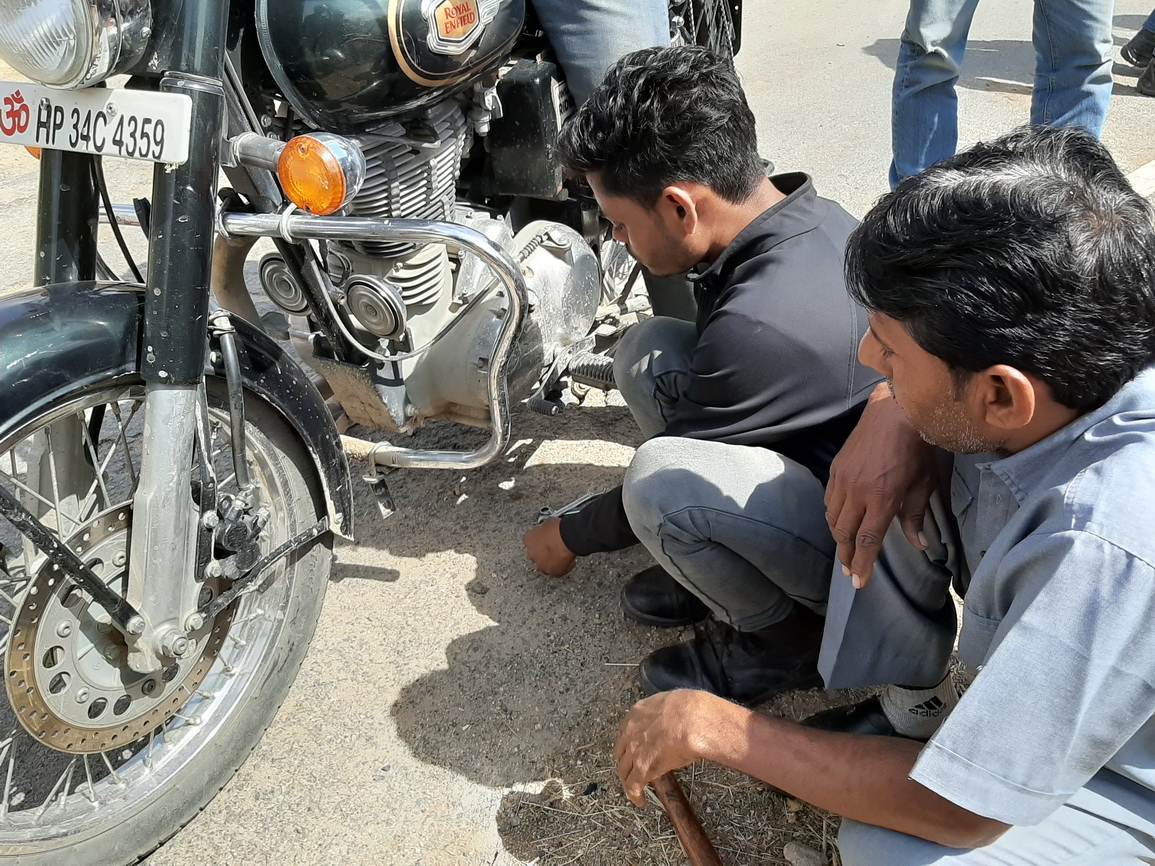 Réparation après chute Jour 6 - Udaipur