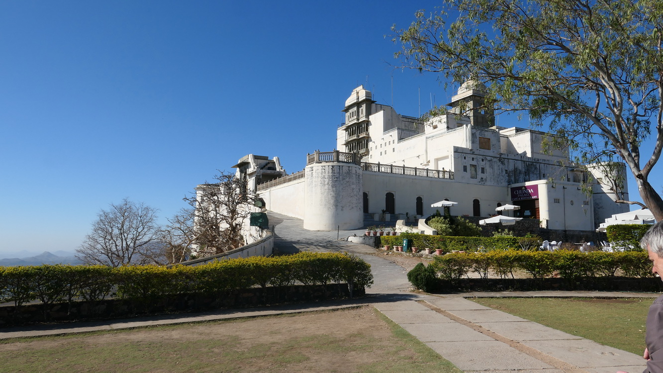 Arrivée au palais du Marajah Udaipur
