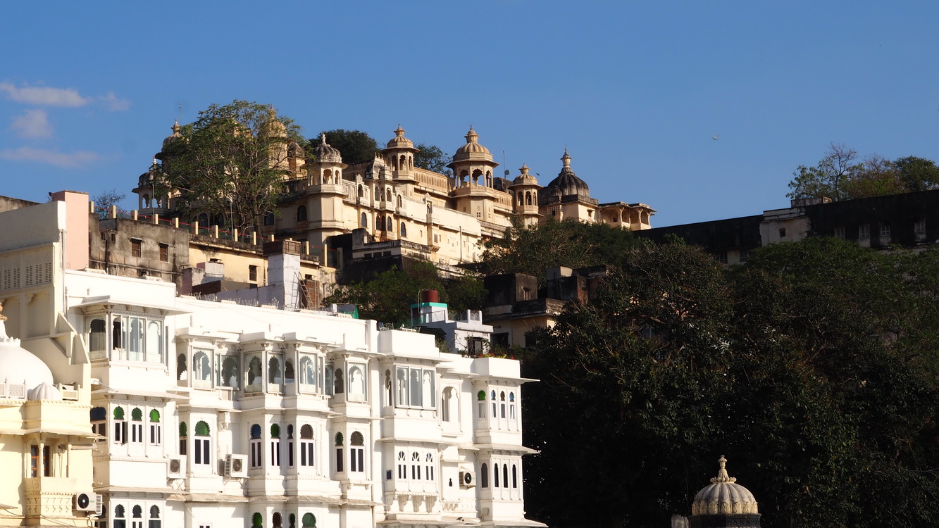 En bateau sur le lac Udaipur