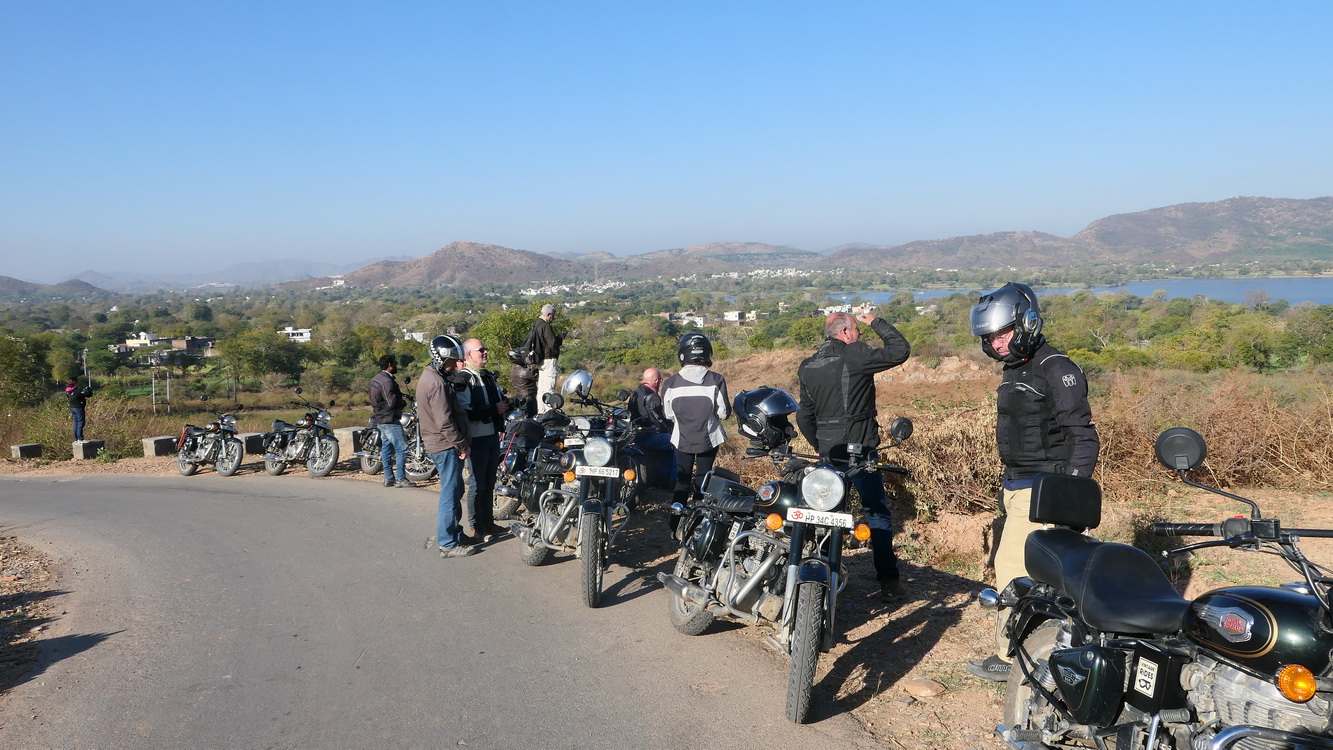 Arrêt pour admirer le paysage Image